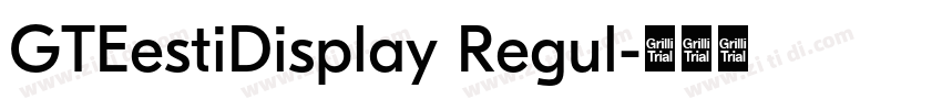 GTEestiDisplay Regul字体转换